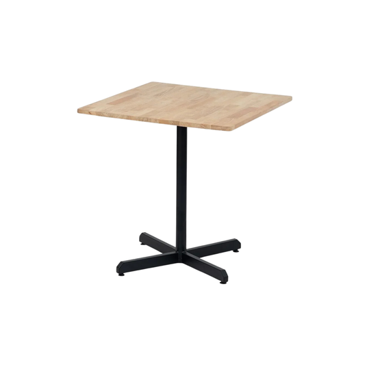 Square Solid Wood Cafe Table (Rocket Leg)