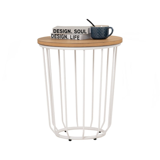 Felix Round Side Table in Natural