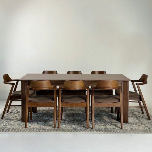 Kingsley 2.1m Dining Table with Zaiden Chair