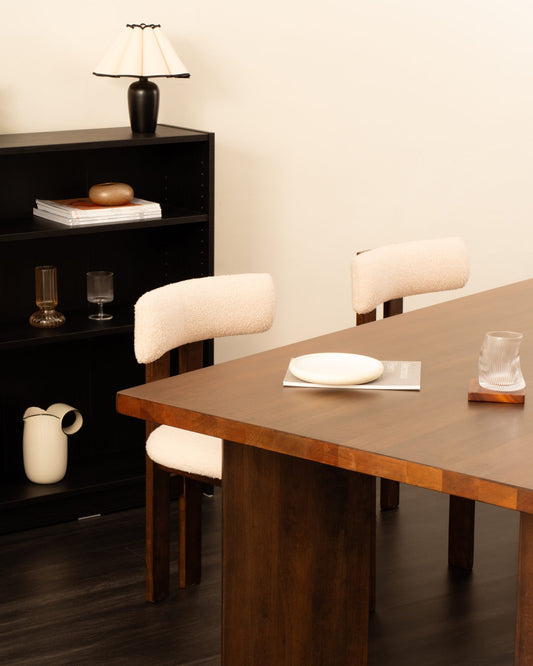 Andika Nyatoh Flatton Leg Dining Table (Custom Item)