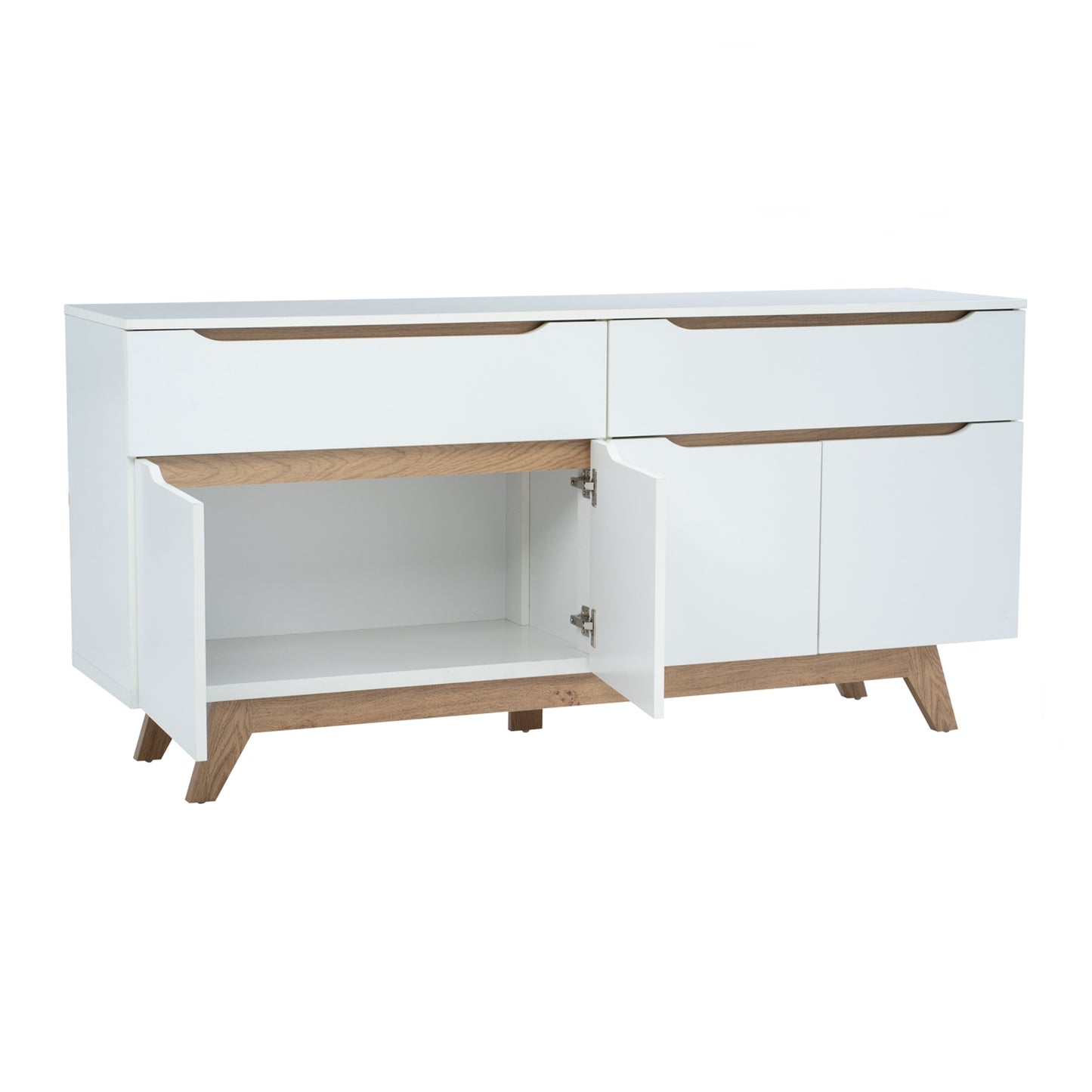 Cara 1.6m Sideboard in White