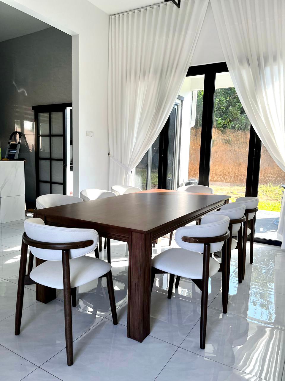 Kingsley 2.1m Dining Table with Zera Chairs