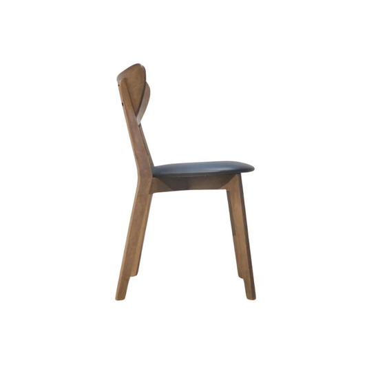 Hazel Dining Chair in Medium Brown