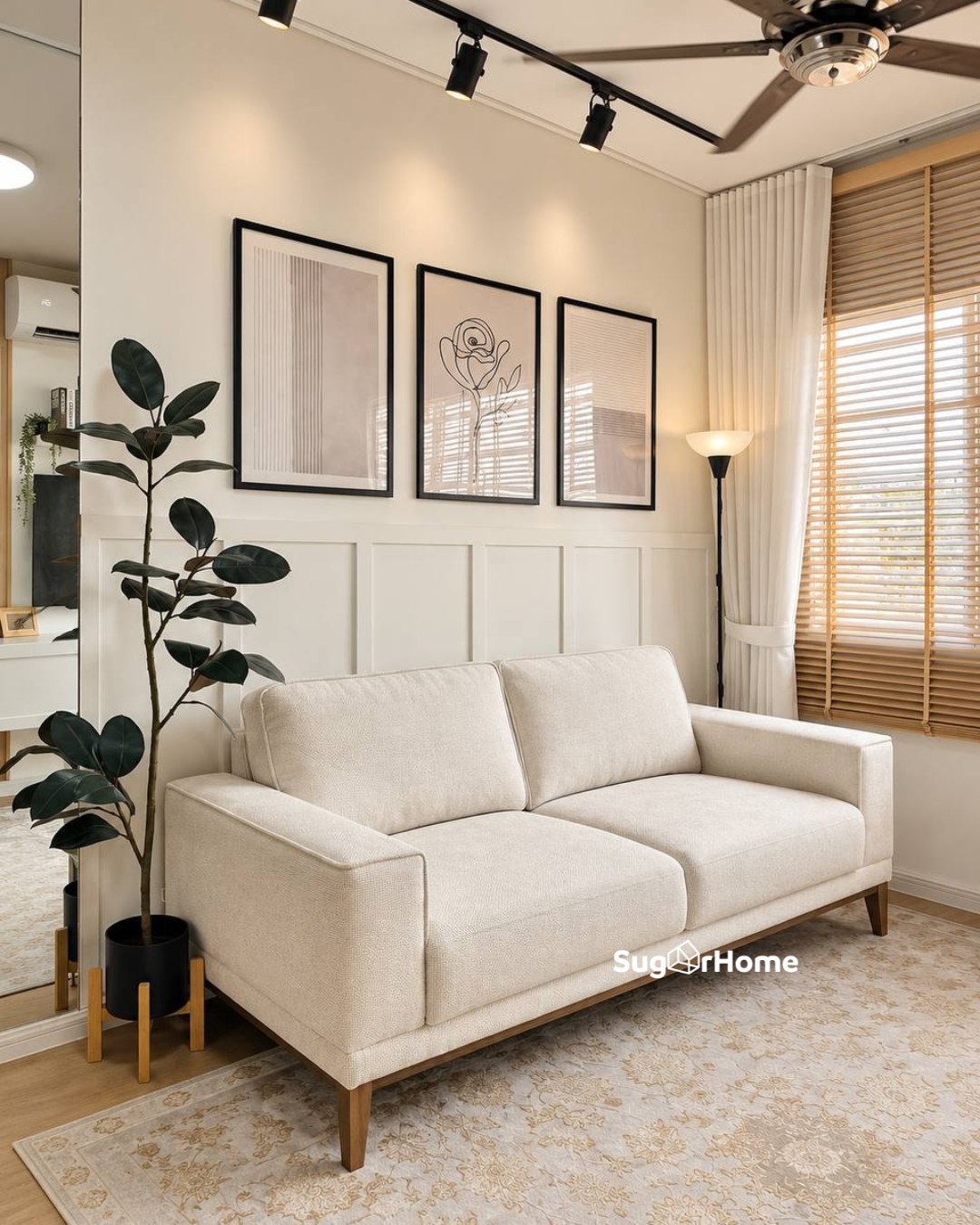 Combo Living Sale – Eleanor Dining Set & Amelia 3-Seater Sofa