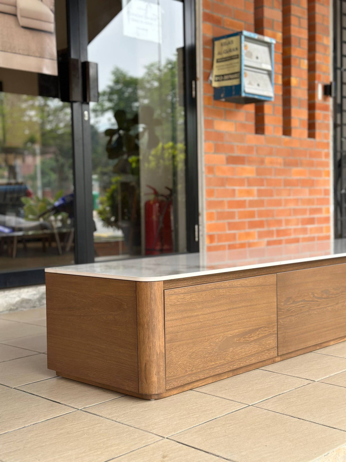 Aurelia 2.1m Sintered Stone TV Cabinet