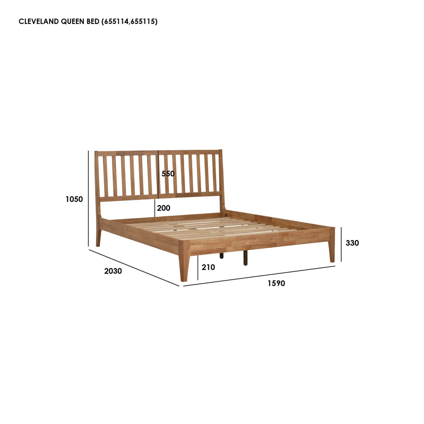 Kyoto Queen Bed Frame