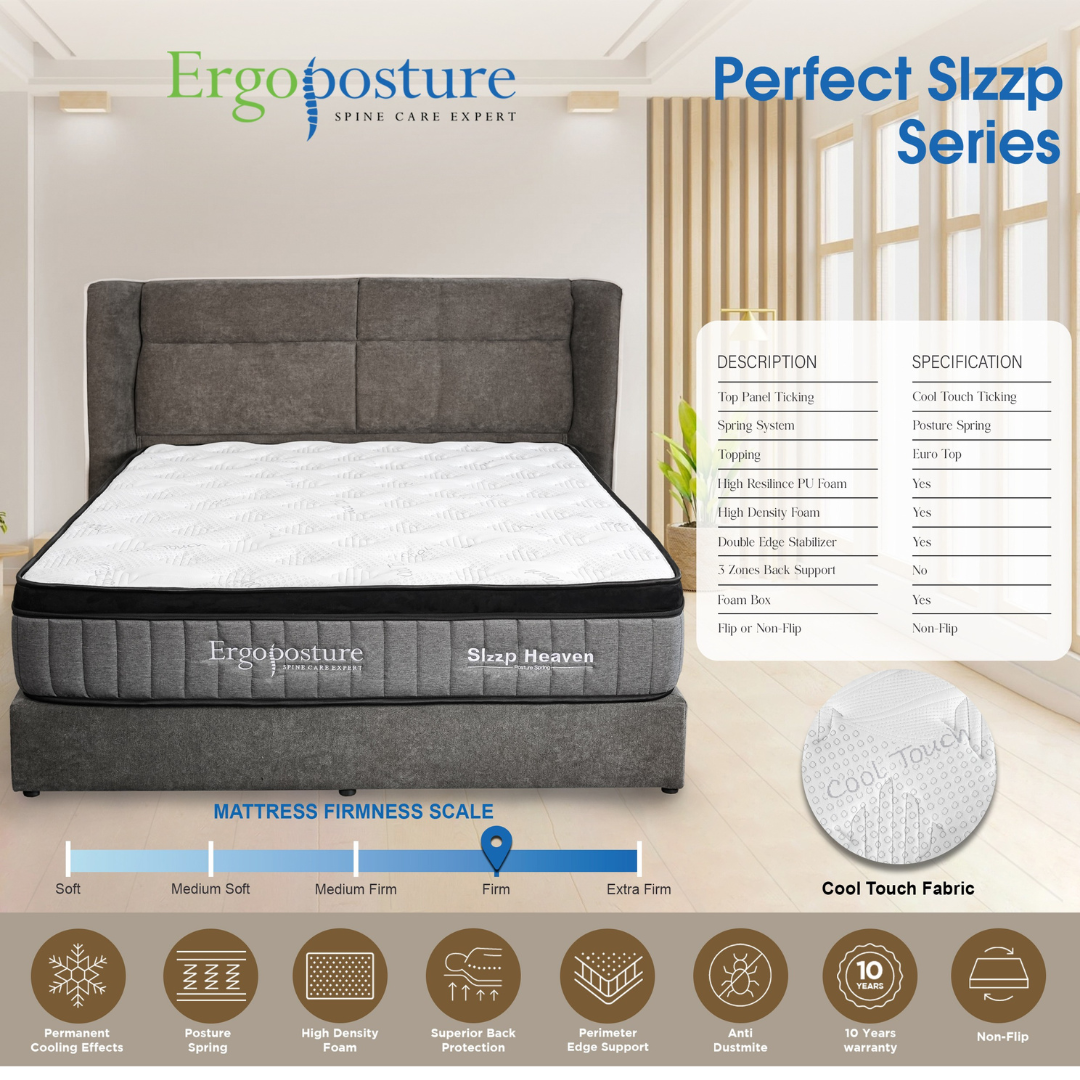 Dahlia Divan Bed + Slzzp Heaven Mattress (12')