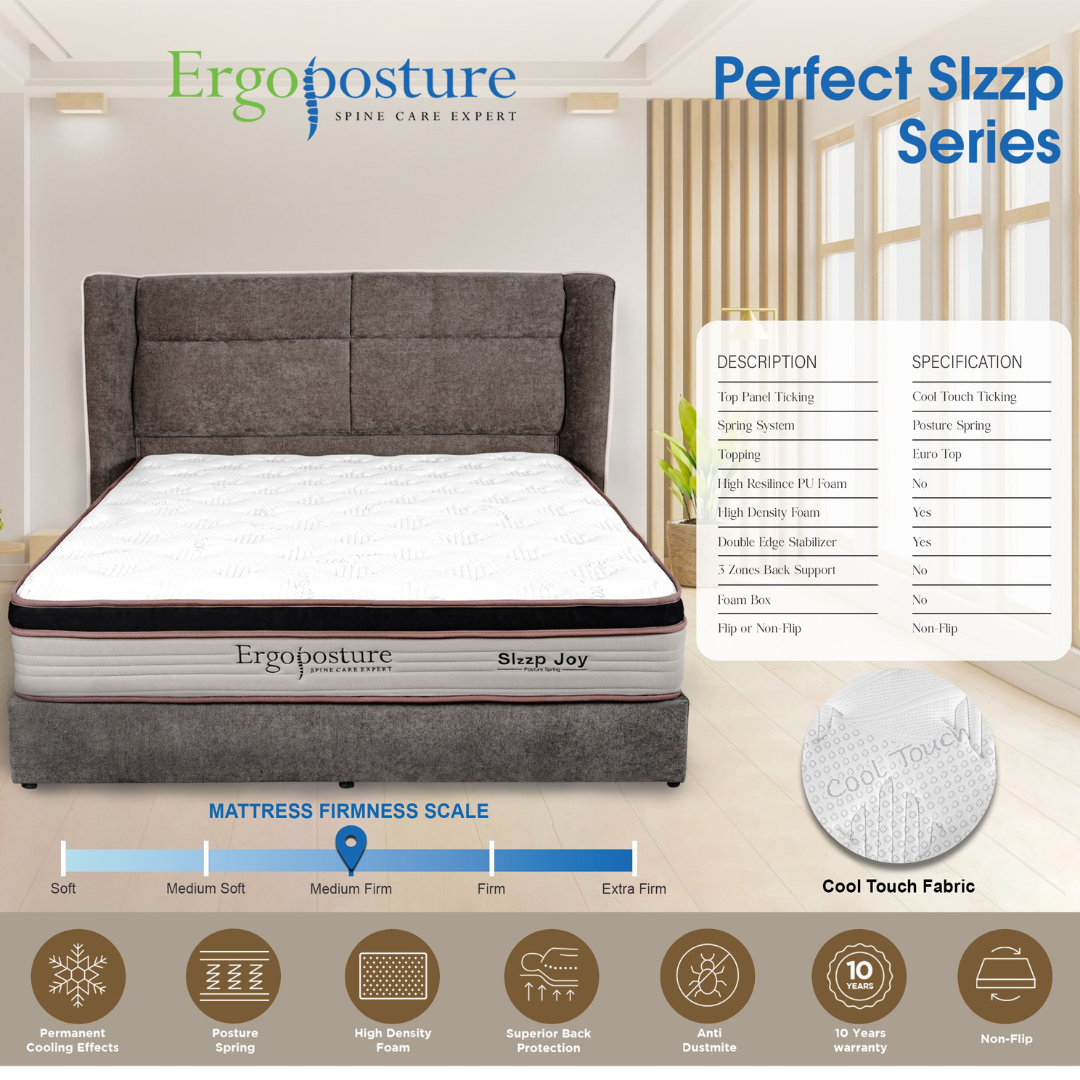 Dahlia Divan Bed + Slzzp Joy Mattress (10.5')