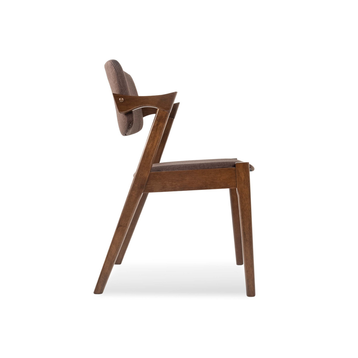 Zack Dining Chair in Medium Brown