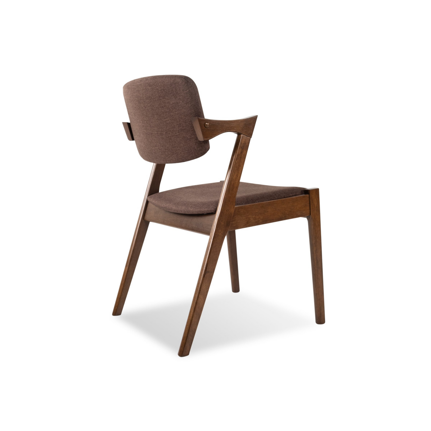 Zack Dining Chair in Medium Brown