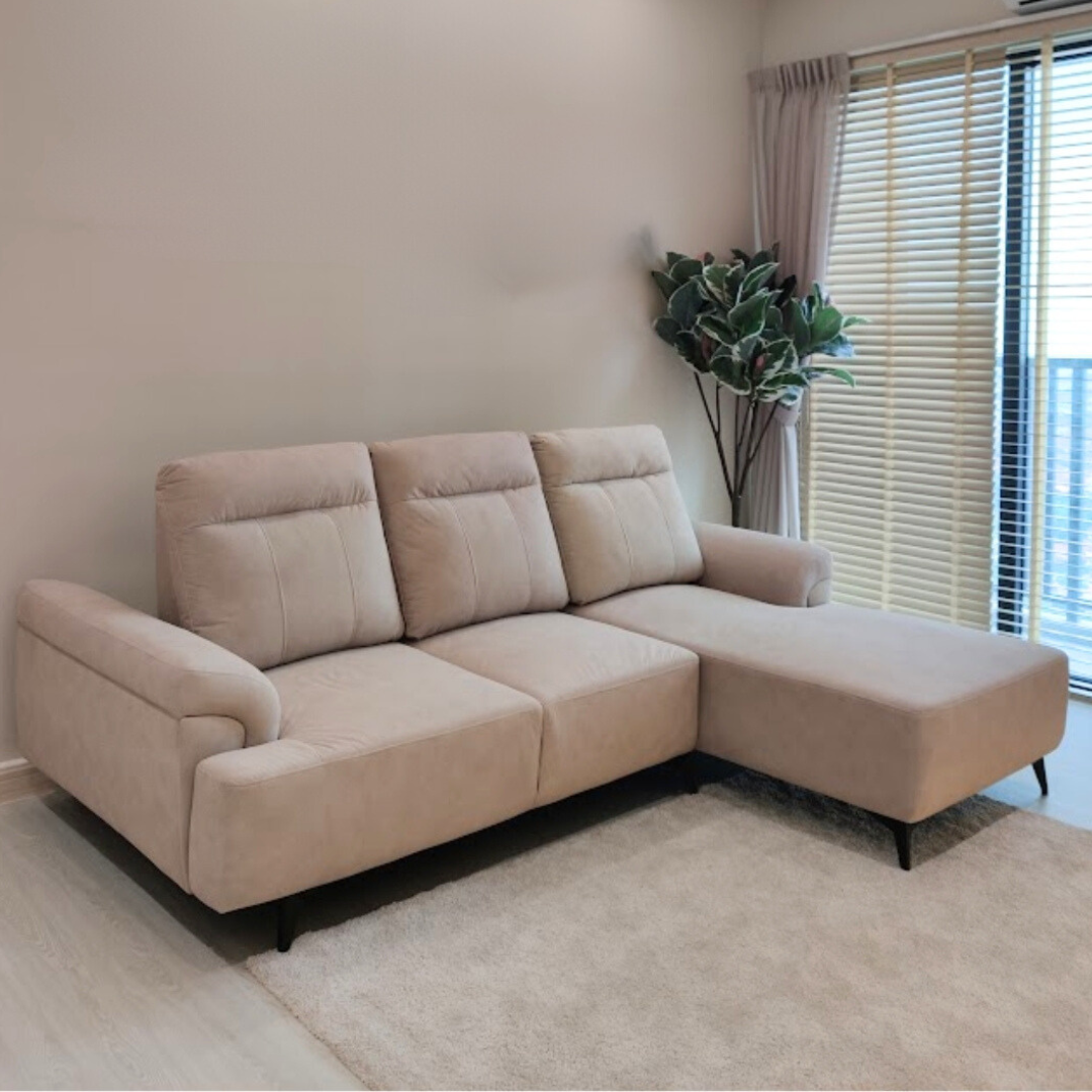 Liam L-Shaped Push Back Sofa