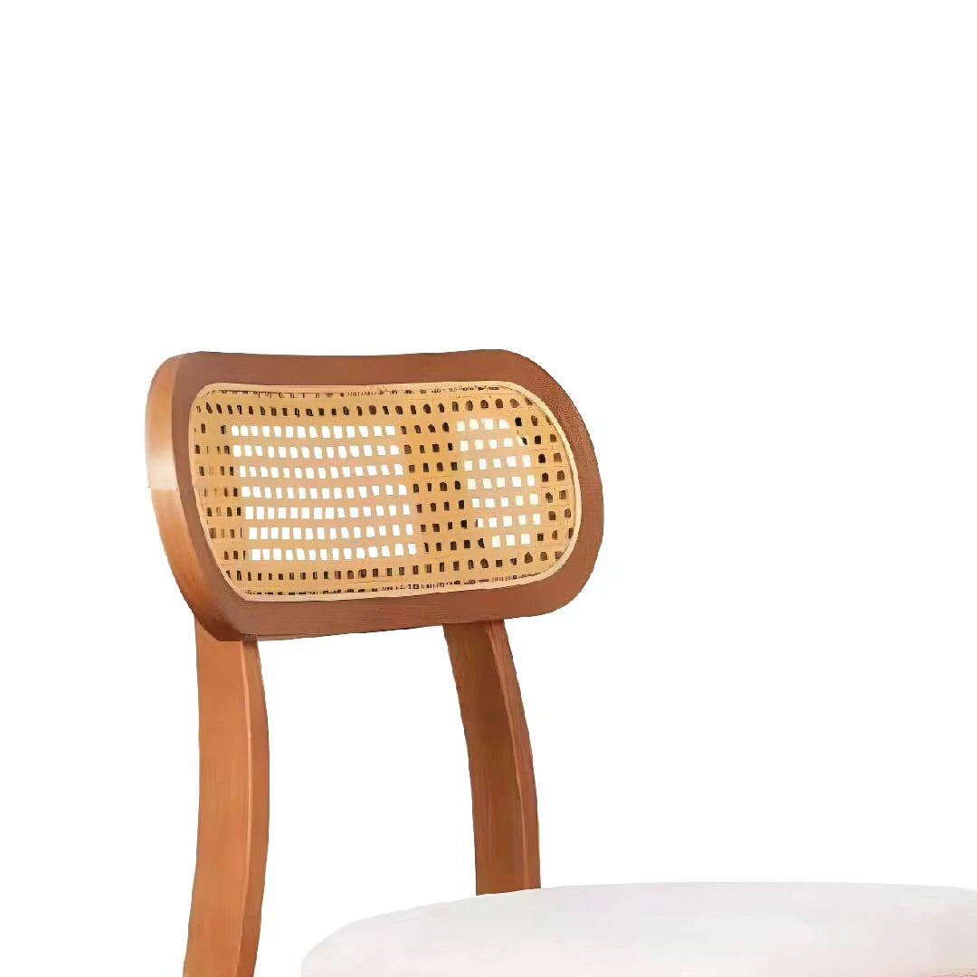 Naomi Dining Chair in Light Walnut