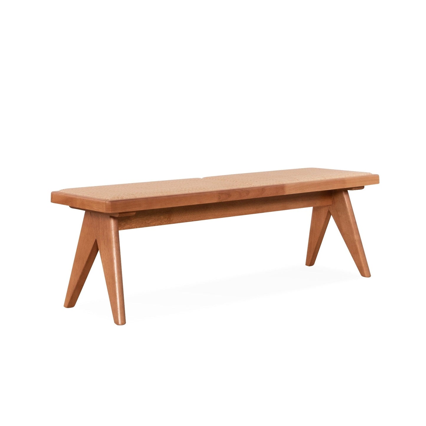 Eleanor 1.8m Dining Table with 4 Eleanor Chairs + 1.3m Eleanor Rattan Bench