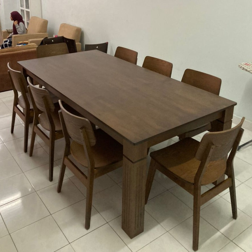 Kingsley 2.1m Dining Table with Henry Chair