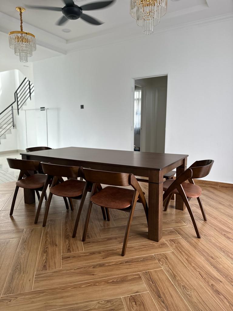 Kingsley 2.1m Dining Table with Atellia Chair & Bench