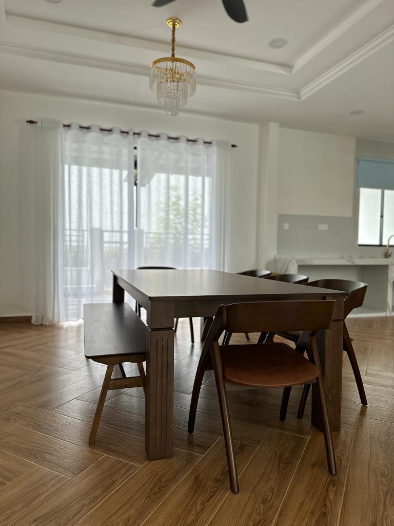 Kingsley 2.1m Dining Table with Atellia Chair & Bench