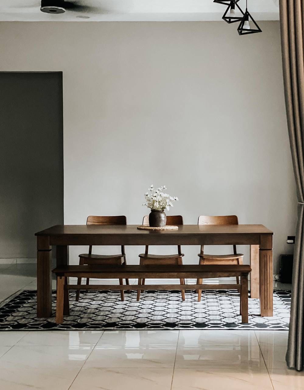 Kingsley 2.0m Dining Table with Henry Chairs