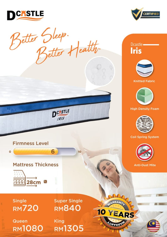 Dcastle Iris Mattress (11")