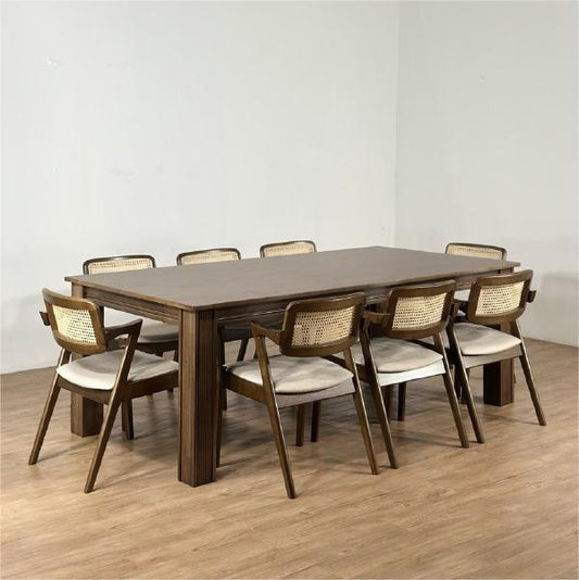 Kingsley 2.1m Dining Table with Ryan Chair