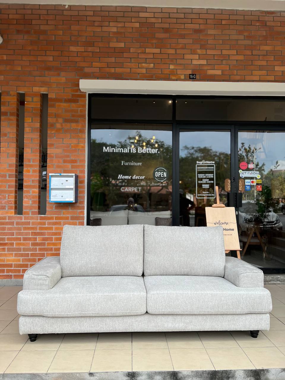 Claudia 3 Seater Sofa Fabric (Washable all cover)