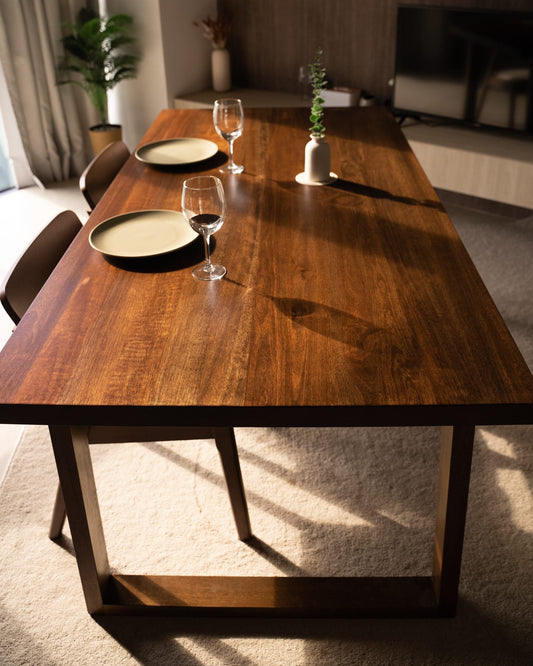 Andika Nyatoh Square Leg Dining Table (Custom Item)