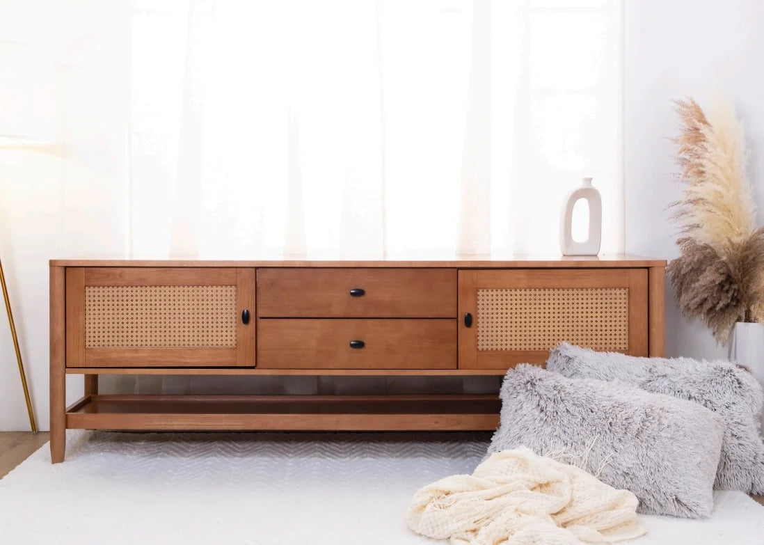 Eleanor 1.8m Rattan TV Cabinet