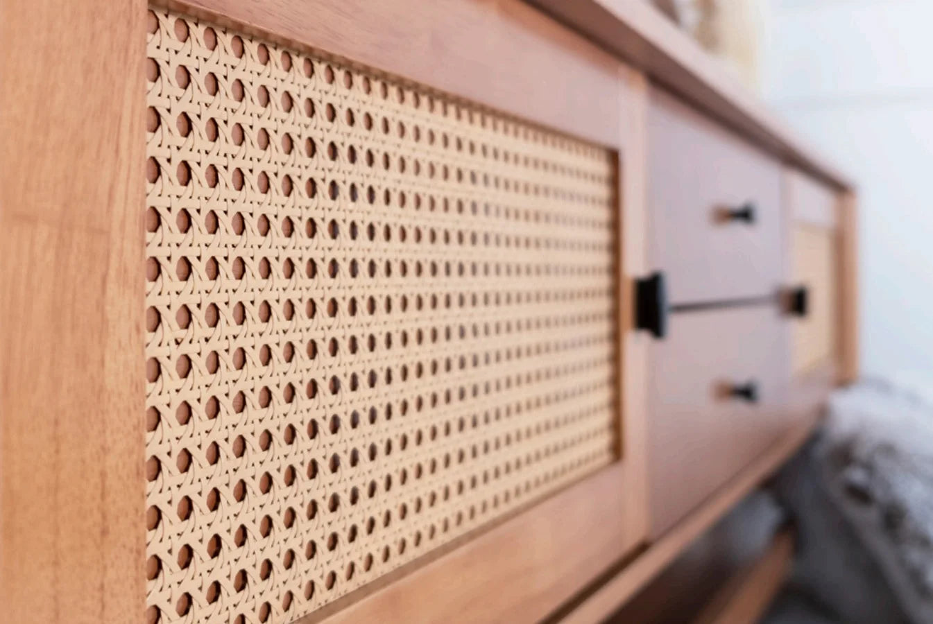 Eleanor 1.8m Rattan TV Cabinet