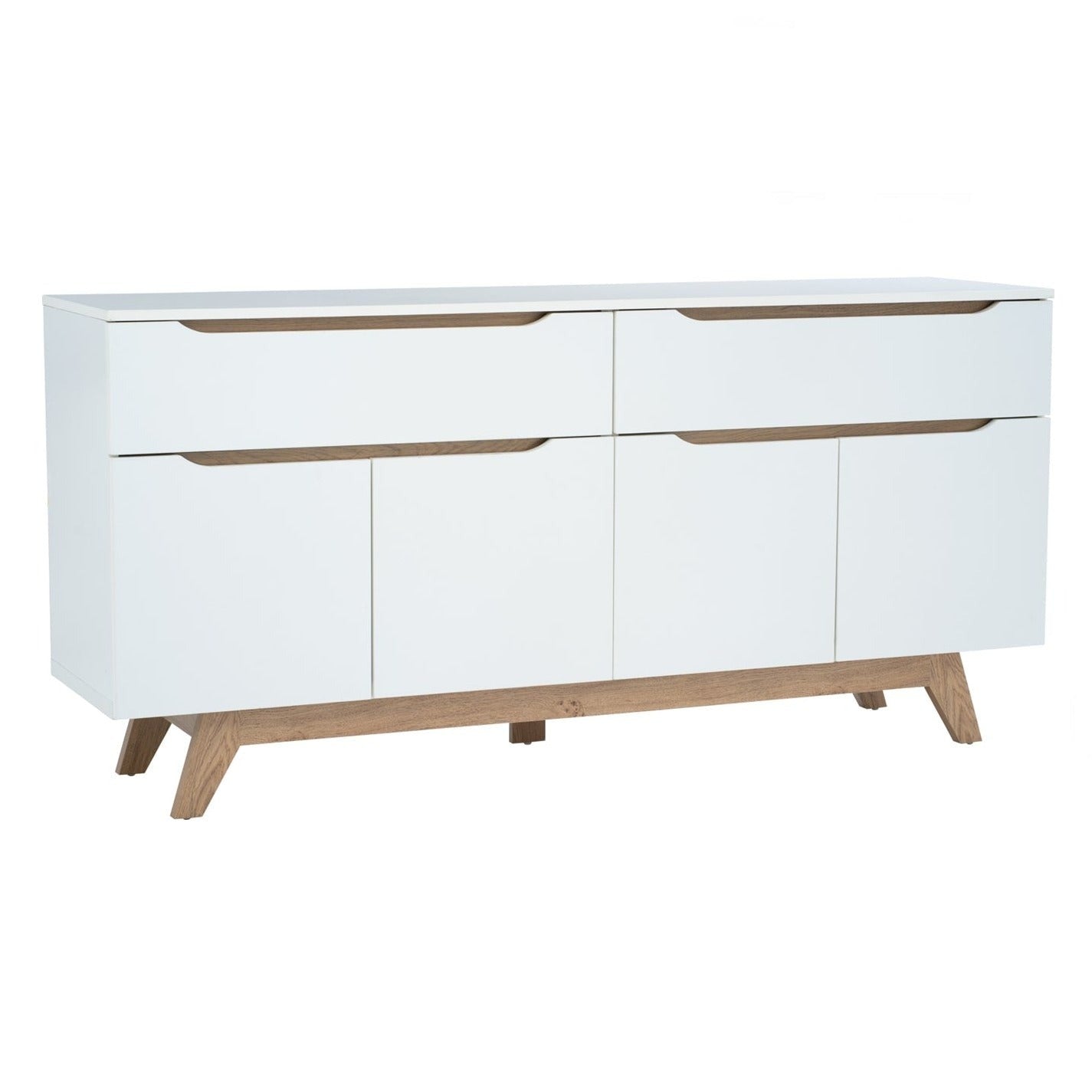 Cara 1.6m Sideboard in White