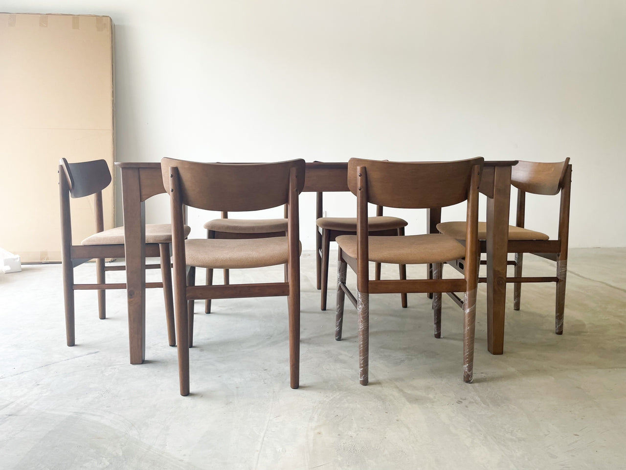 Hailey 1.5m Solid Wood Dining Table Set 6 seater