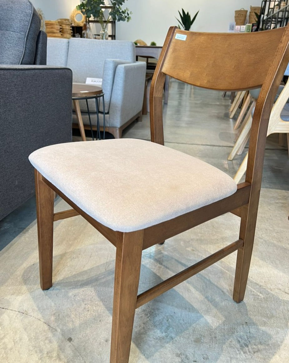 Hazelnut 1.5m Dining Table In Medium Brown With Terra Chairs (6 Seater)