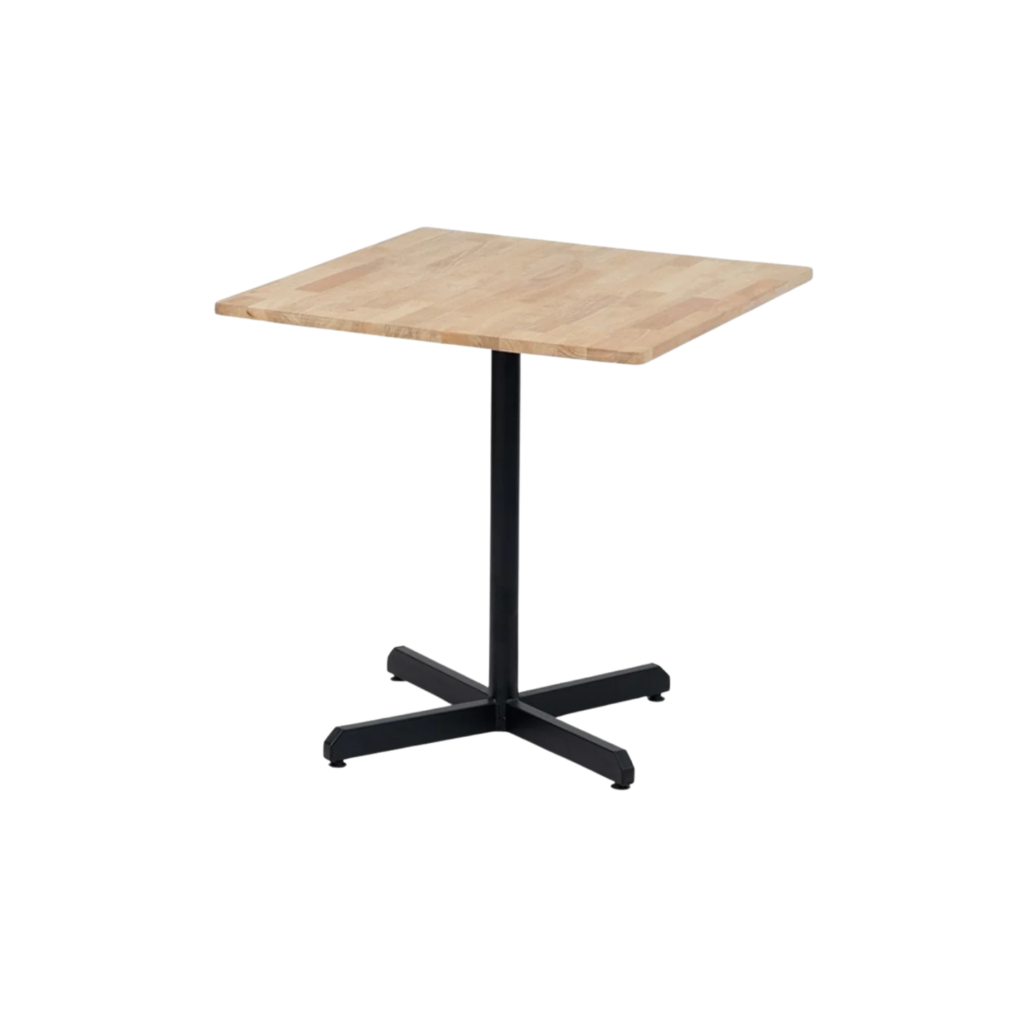 Square Solid Wood Cafe Table (Rocket Leg)