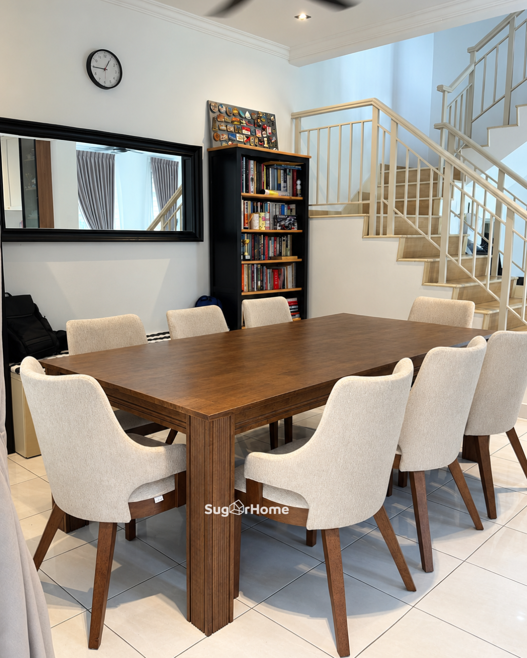 kingsley 2.0m dining Table with Abil Chairs