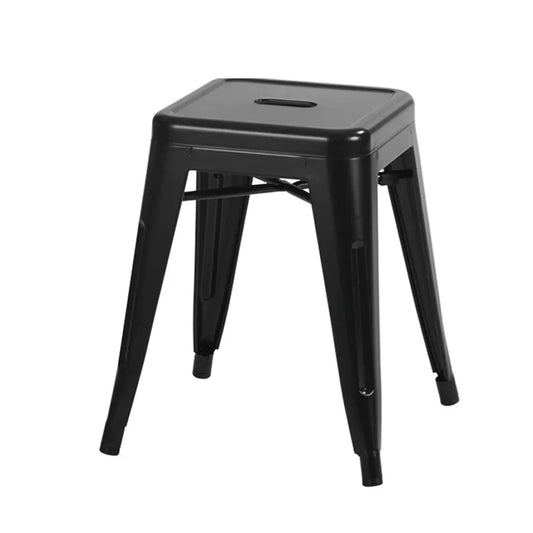 Metal Chair Stool in Black Color