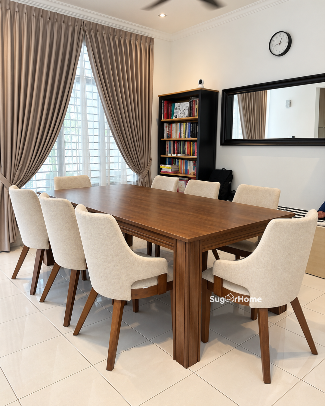 kingsley 2.0m dining Table with Abil Chairs