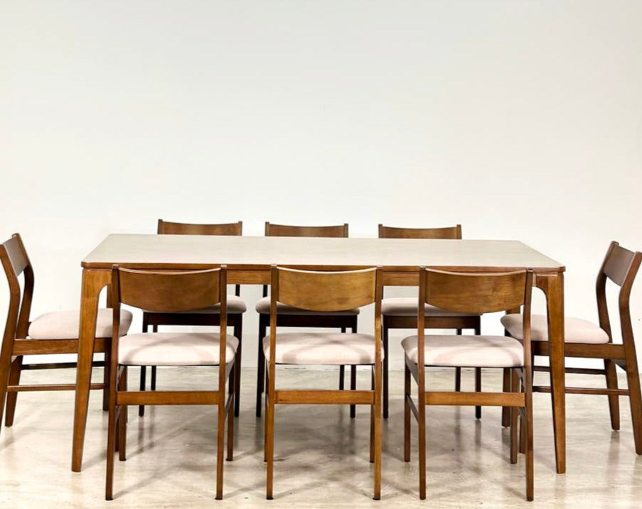 Walnut 1.8m Dining Table with Terra Chair