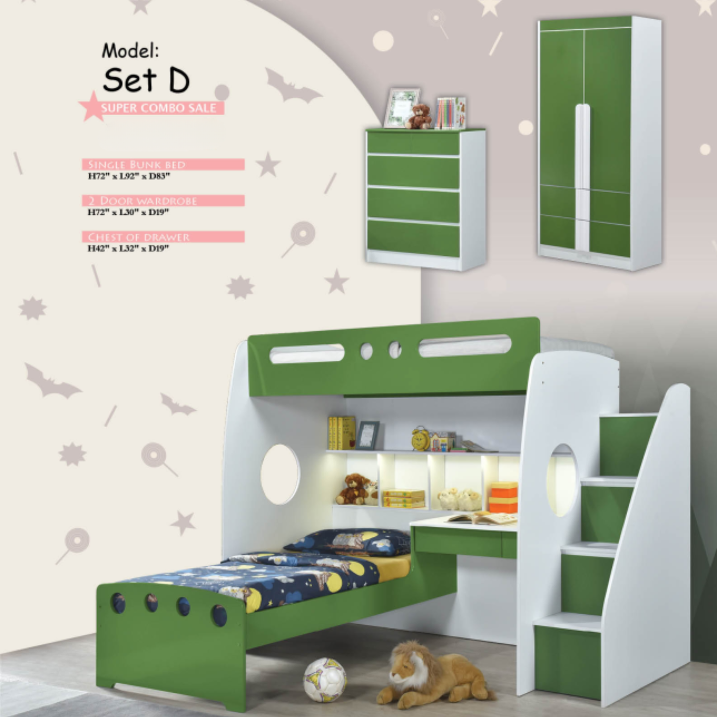 Set D Bedroom Set