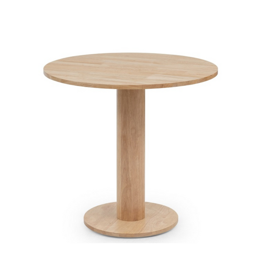 Whitney Wooden Round Cafe Table in Natural Color