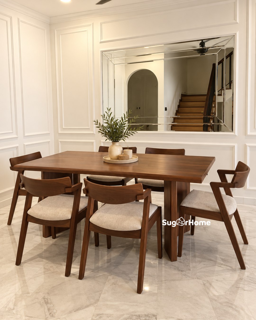 Combo Living Sale – Indra Dining Set & Ariana 3-Seater Sofa