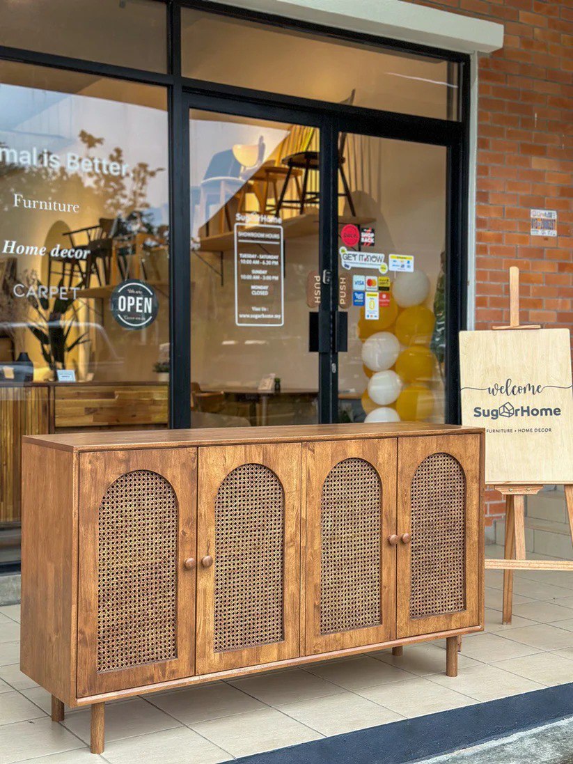 Serena 1.5m Sideboard in Walnut (1 unit only)