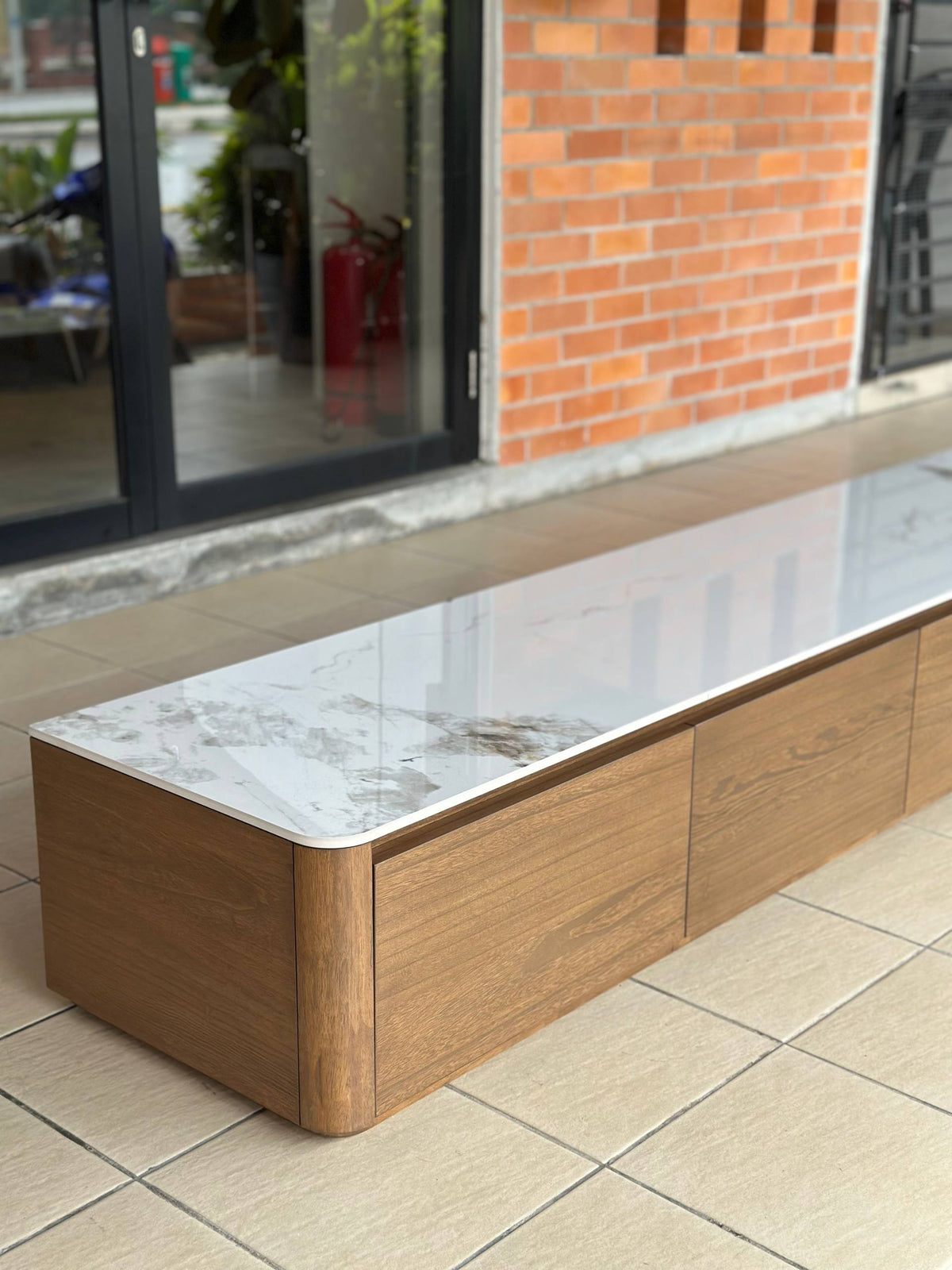Aurelia 2.1m Sintered Stone TV Cabinet