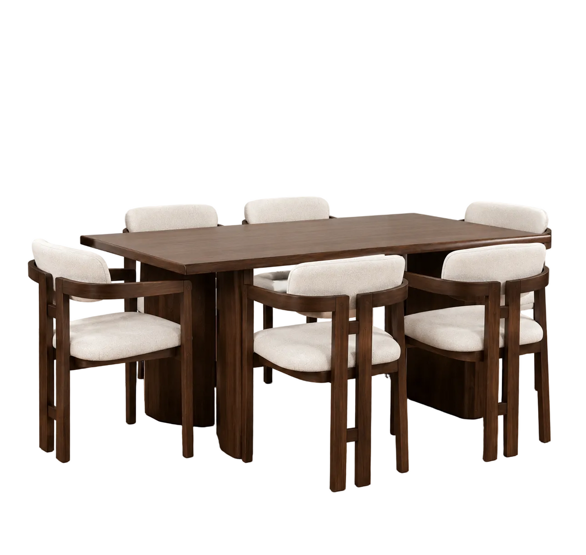 Indra 1.8m Dining Table with Tessa Chair