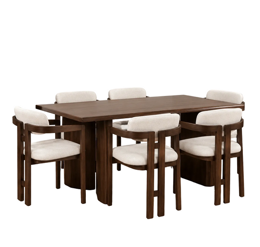 Indra 1.8m Dining Table with Tessa Chair