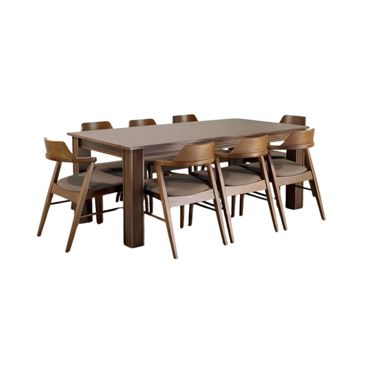 Kingsley 2.1m Dining Table with Zaiden Chair