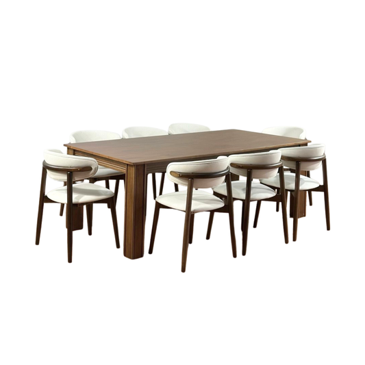 Kingsley 2.1m Dining Table with Zera Chairs