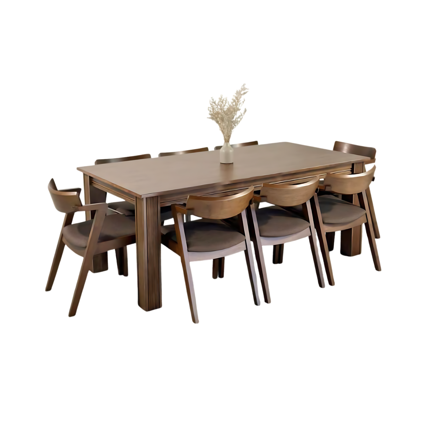 Kingsley 2.1m Dining Table with Zoey Chairs