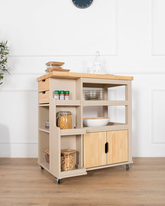 Sand Kitchen Cart