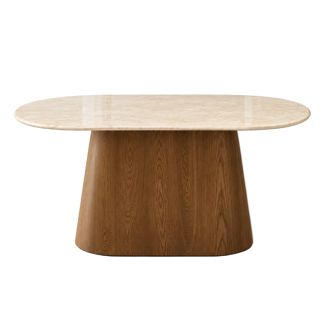 Thea 1.6m Marble Dining Table