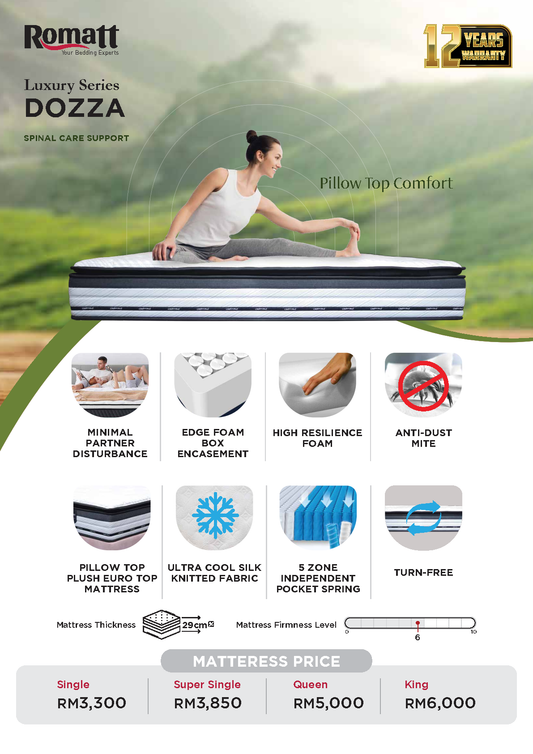 Romatt Dozza Mattress (11.4")
