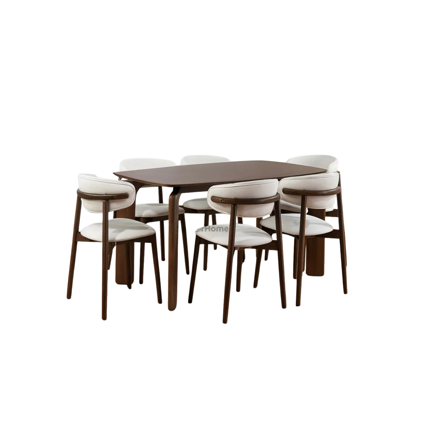 Kencana 1.6m Dining Table with Zera Chairs