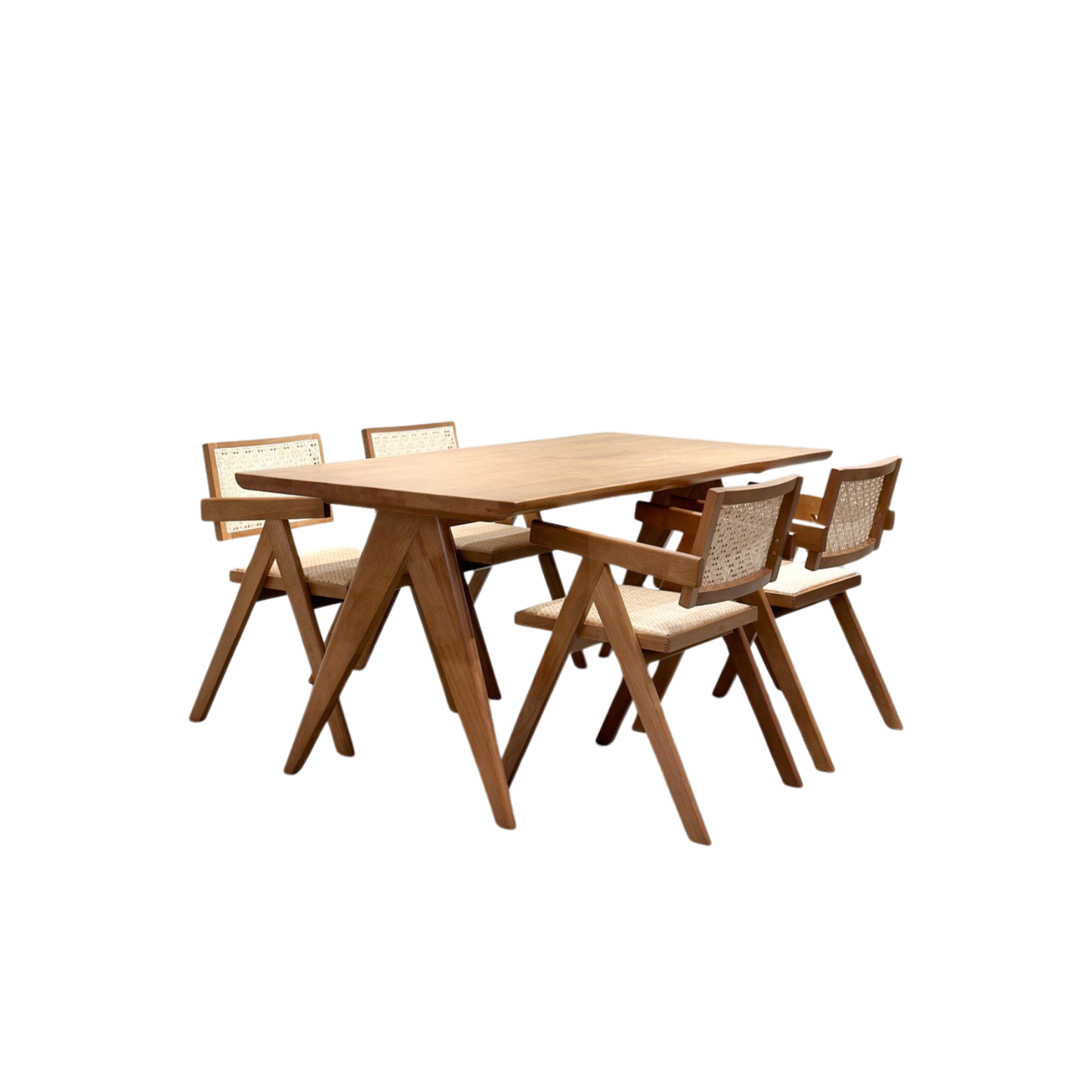 Eleanor 1.8m Dining Table with 4 Eleanor Chairs